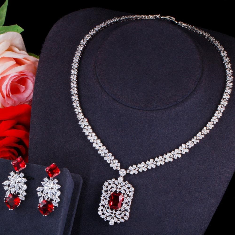 Zircon accessories set